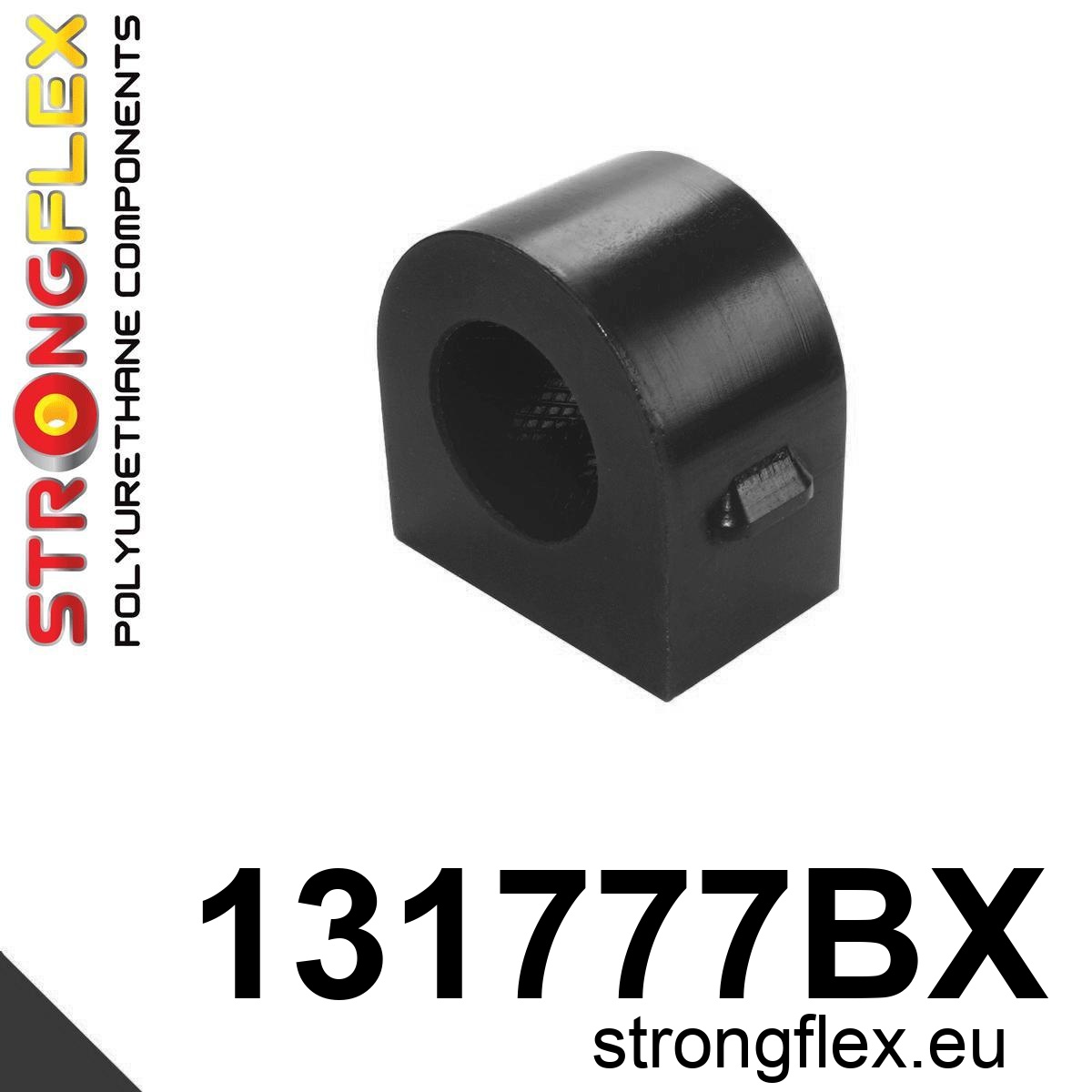 Strongflex Fiat Voorste stabilisatorrubber – 131777BX ZWART 1 Strongflex Fiat Voorste stabilisatorrubber – 131777BX ZWART