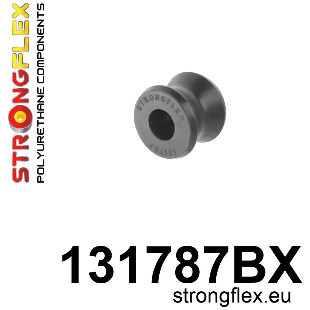 Strongflex Opel Vauxhall Achterste stabilisator-koppelstangrubber (stabilisatorzijde) – 131787BX ZWART