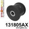 Strongflex Opel Vauxhall Vooras onderste draagarm voorste rubber SPORT – 131805AX ZWART