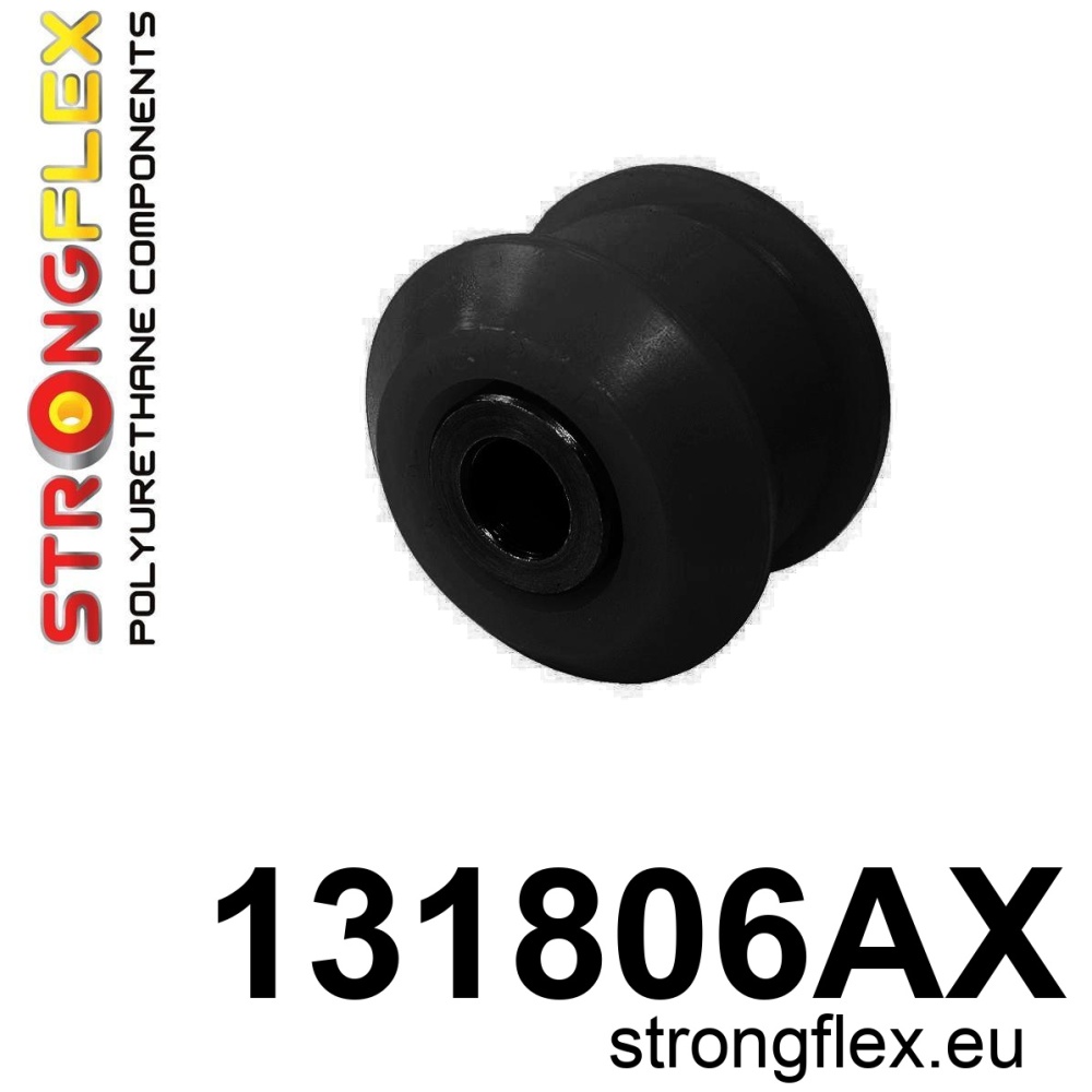 Strongflex Opel Vauxhall Vooras onderste draagarm achterste rubber SPORT – 131806AX ZWART