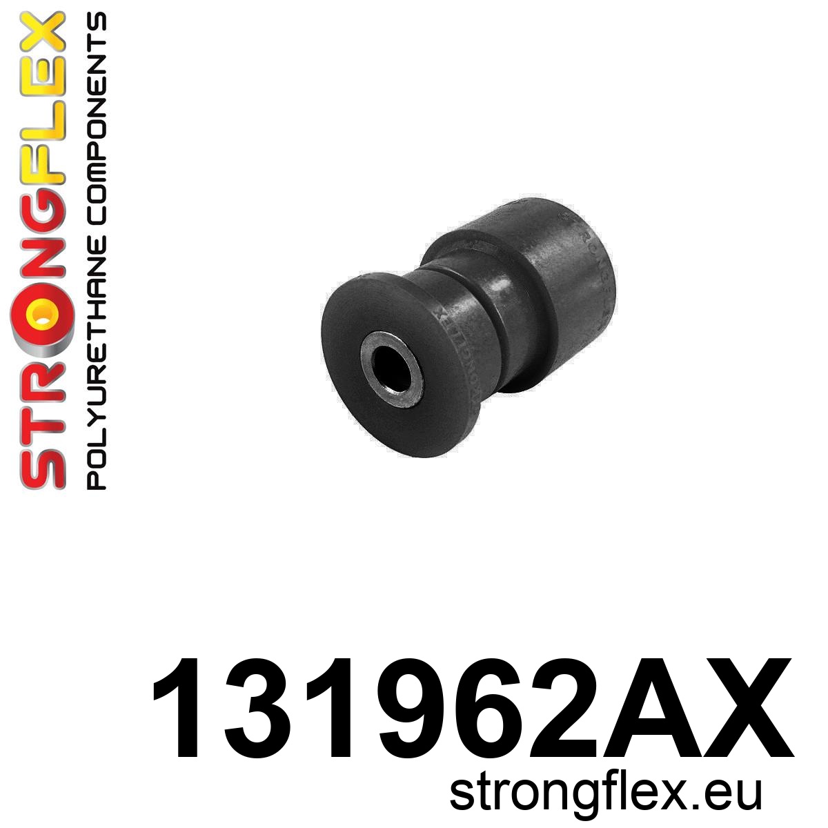 Strongflex Opel Vauxhall Voorste draagarm – voorste rubber SPORT – 131962AX ZWART 1 Strongflex Opel Vauxhall Voorste draagarm – voorste rubber SPORT – 131962AX ZWART