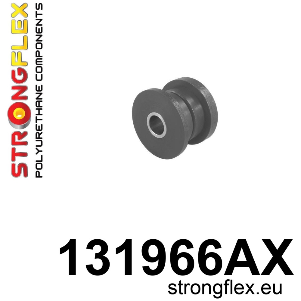 Strongflex Saab Voorste draagarm – achterste rubber SPORT – 131966AX ZWART