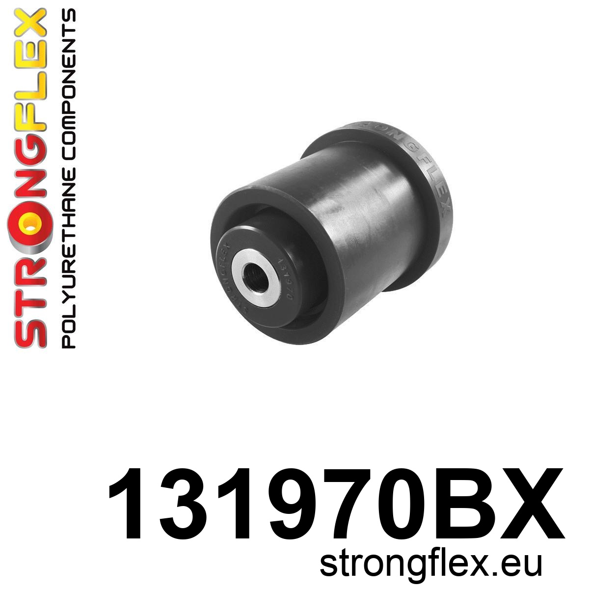 Strongflex Opel Vauxhall Achterste balk rubber – 131970BX ZWART 1 Strongflex Opel Vauxhall Achterste balk rubber – 131970BX ZWART