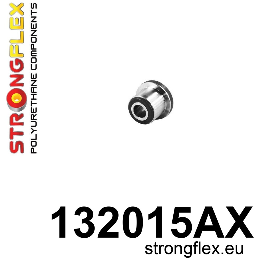 Strongflex Opel Vauxhall Voorste bovenste draagarm rubber - voorste SPORT – 132015AX ZWART