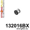 Strongflex Opel Vauxhall Vooras bovenste draagarm rubber - achterste – 132016BX ZWART