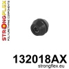 Strongflex Opel Vauxhall Voorste spoorstang naar chassis rubber SPORT – 132018AX ZWART
