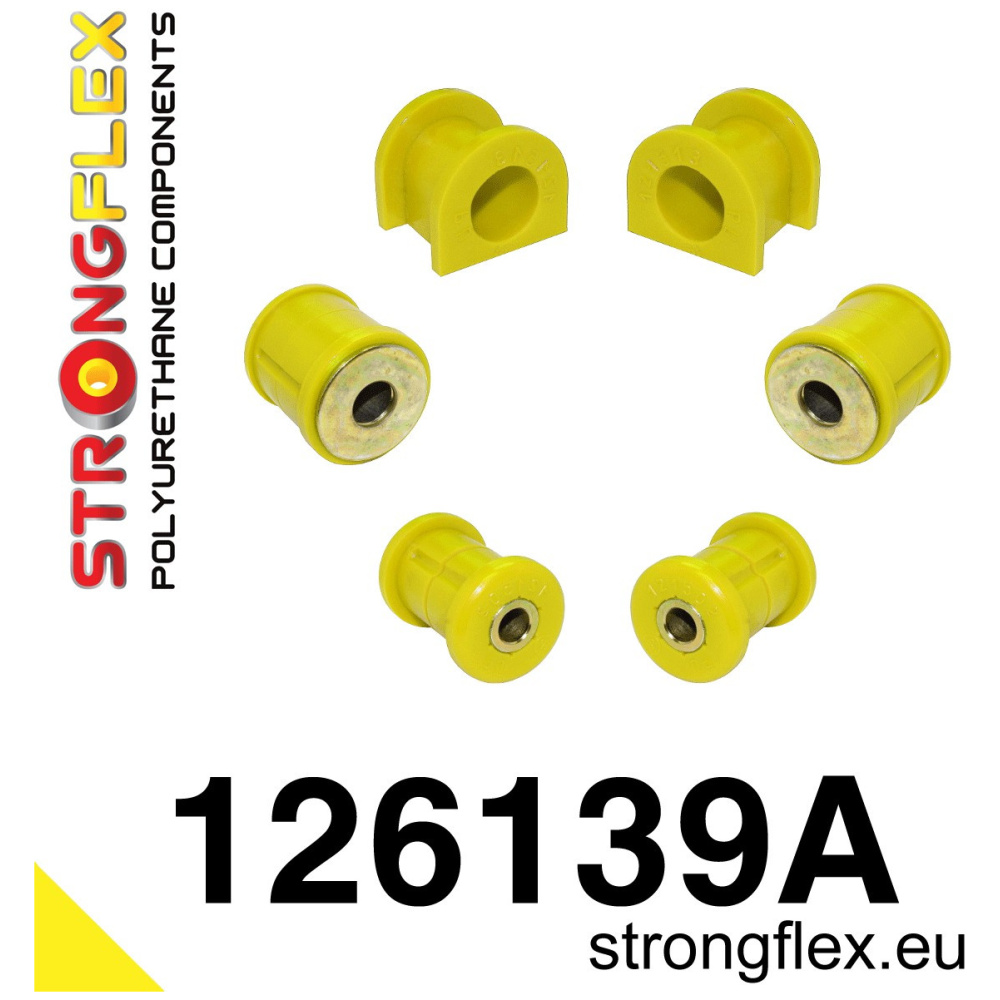 Strongflex Mitsubishi Voorste ophangrubberset SPORT – 126139A