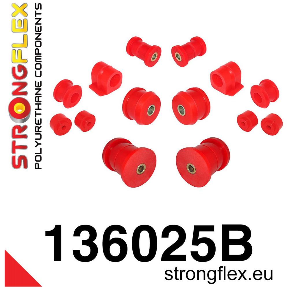 Strongflex Opel Vauxhall Voorste suspension en achterste balk set – 136025B