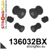 Strongflex Opel Vauxhall Voorste ophangrubberset – 136032BX ZWART