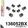 Strongflex Opel Vauxhall Voorste ophangrubberset – 136052BX ZWART
