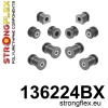 Strongflex Opel Vauxhall Achterste ophangrubberset – 136224BX ZWART