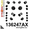 Strongflex Opel Vauxhall Voorste ophangrubberset SPORT – 136247AX ZWART