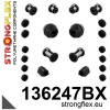 Strongflex Opel Vauxhall Voorste ophangrubberset – 136247BX ZWART