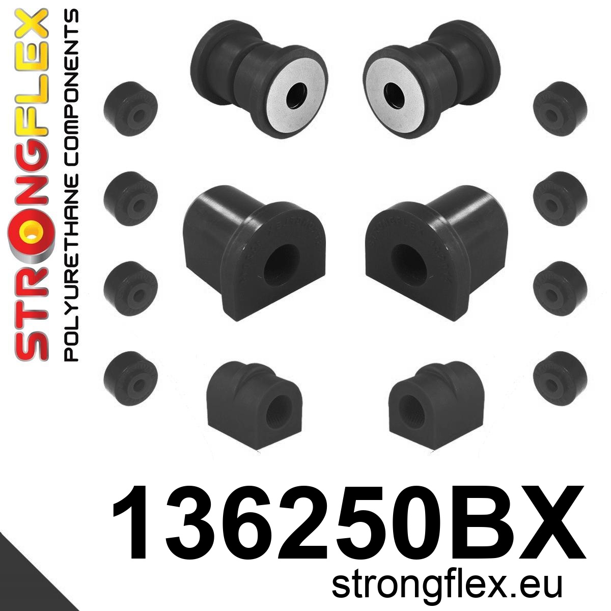 Strongflex Opel Vauxhall Voorste ophangrubberset – 136250BX ZWART 1 Strongflex Opel Vauxhall Voorste ophangrubberset – 136250BX ZWART