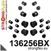 Strongflex Chevrolet Complete polyurethaan ophangrubberset – 136256BX ZWART
