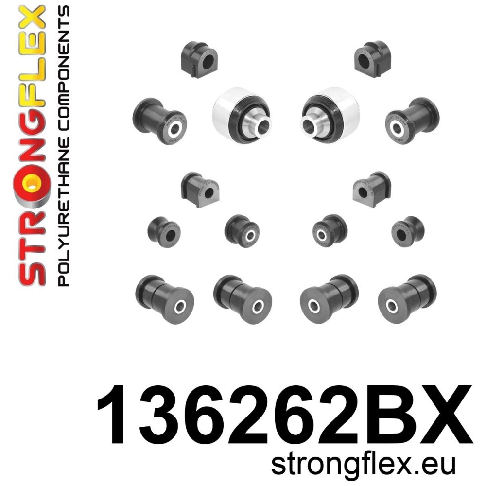Strongflex Opel Vauxhall Complete suspension bush kit – 136262BX BLACK
