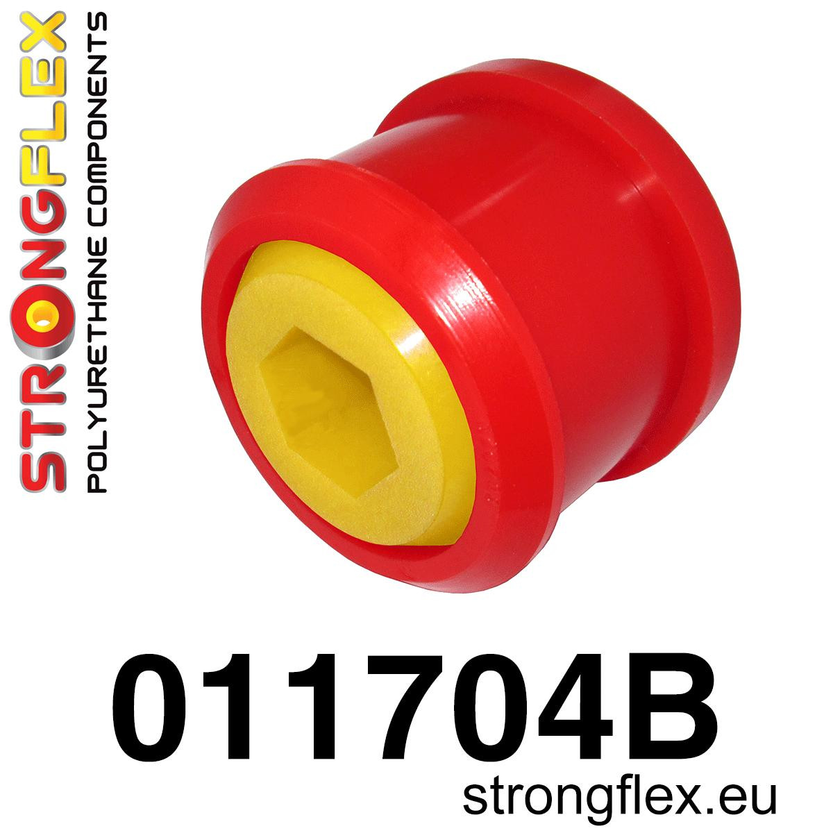 Strongflex Alfa Romeo Vooras onderste draagarm achterste rubber 54mm – 011704B 1 Strongflex Alfa Romeo Vooras onderste draagarm achterste rubber 54mm – 011704B