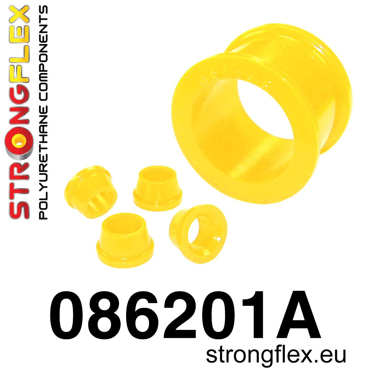 Strongflex Acura Stuurhuis steun rubberset SPORT – 086201A 1 Strongflex Acura Stuurhuis steun rubberset SPORT – 086201A