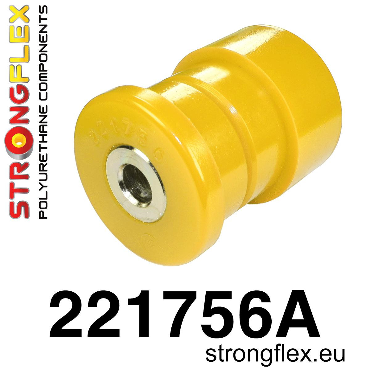 Strongflex Audi Achteras onderste draagarm achterste rubber SPORT – 221756A 1 Strongflex Audi Achteras onderste draagarm achterste rubber SPORT – 221756A