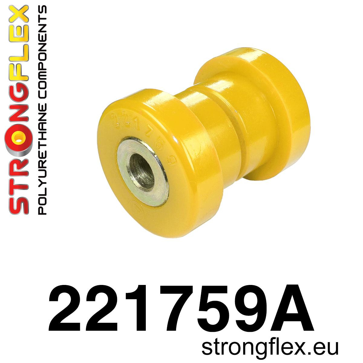 Strongflex Audi Achterste spoorstang naar naaf rubber SPORT – 221759AX ZWART 2 Strongflex Audi Achterste spoorstang naar naaf rubber SPORT – 221759AX ZWART – Image 2