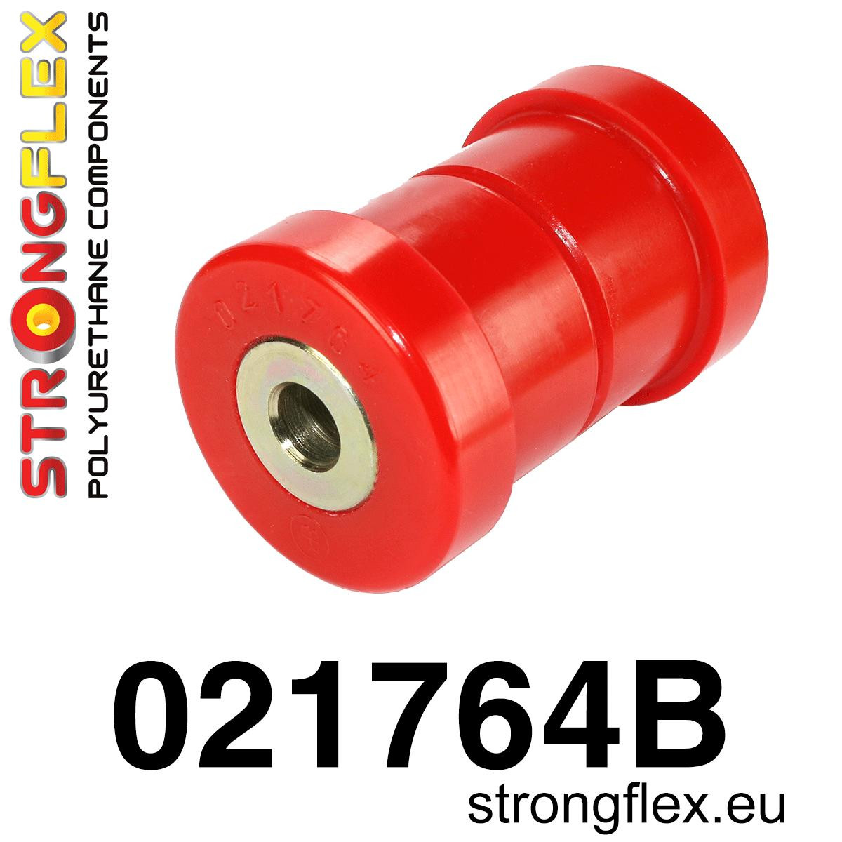 Strongflex Audi Achteras onderste draagarm voorste rubber – 021764B 1 Strongflex Audi Achteras onderste draagarm voorste rubber – 021764B