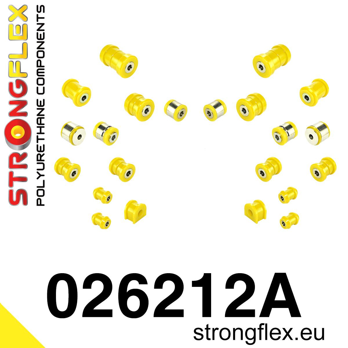 Strongflex Audi Achterste ophangrubberset SPORT – 026212A 1 Strongflex Audi Achterste ophangrubberset SPORT – 026212A