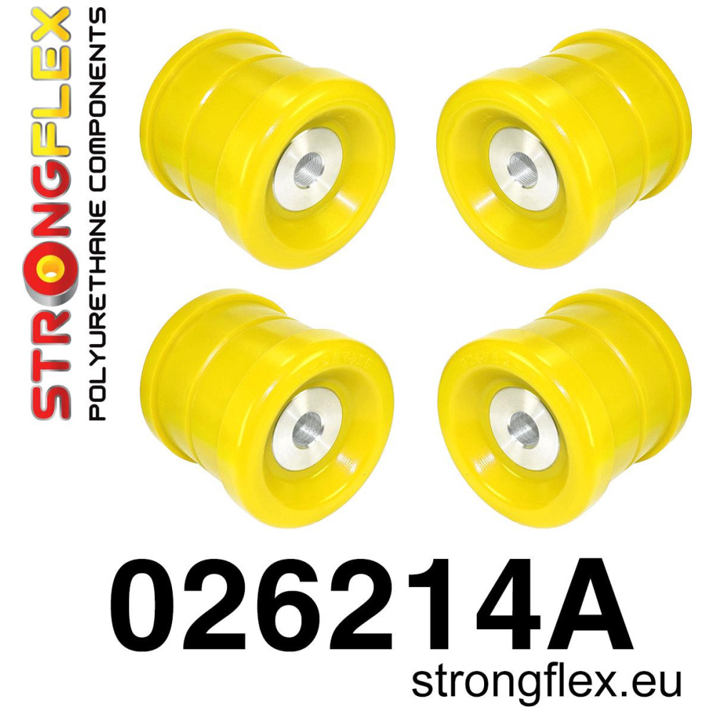 Strongflex Audi Achterste subframe rubberset SPORT – 026214A