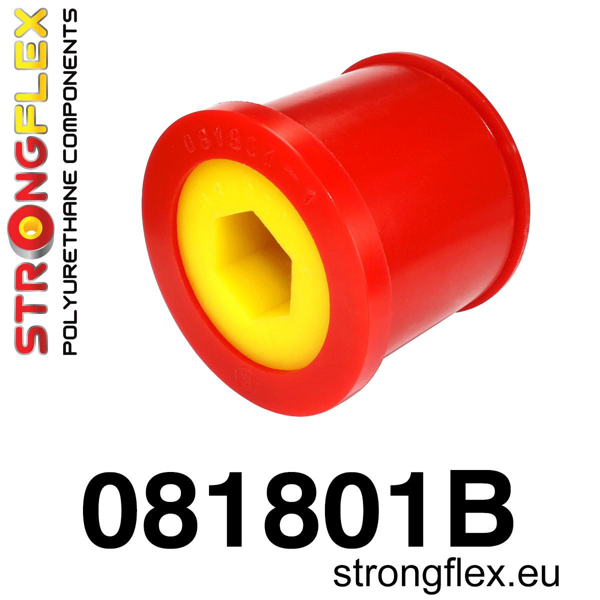 Strongflex Honda Vooras onderste draagarm achterste rubber – 081801BX ZWART 2 Strongflex Honda Vooras onderste draagarm achterste rubber – 081801BX ZWART – Bild 2