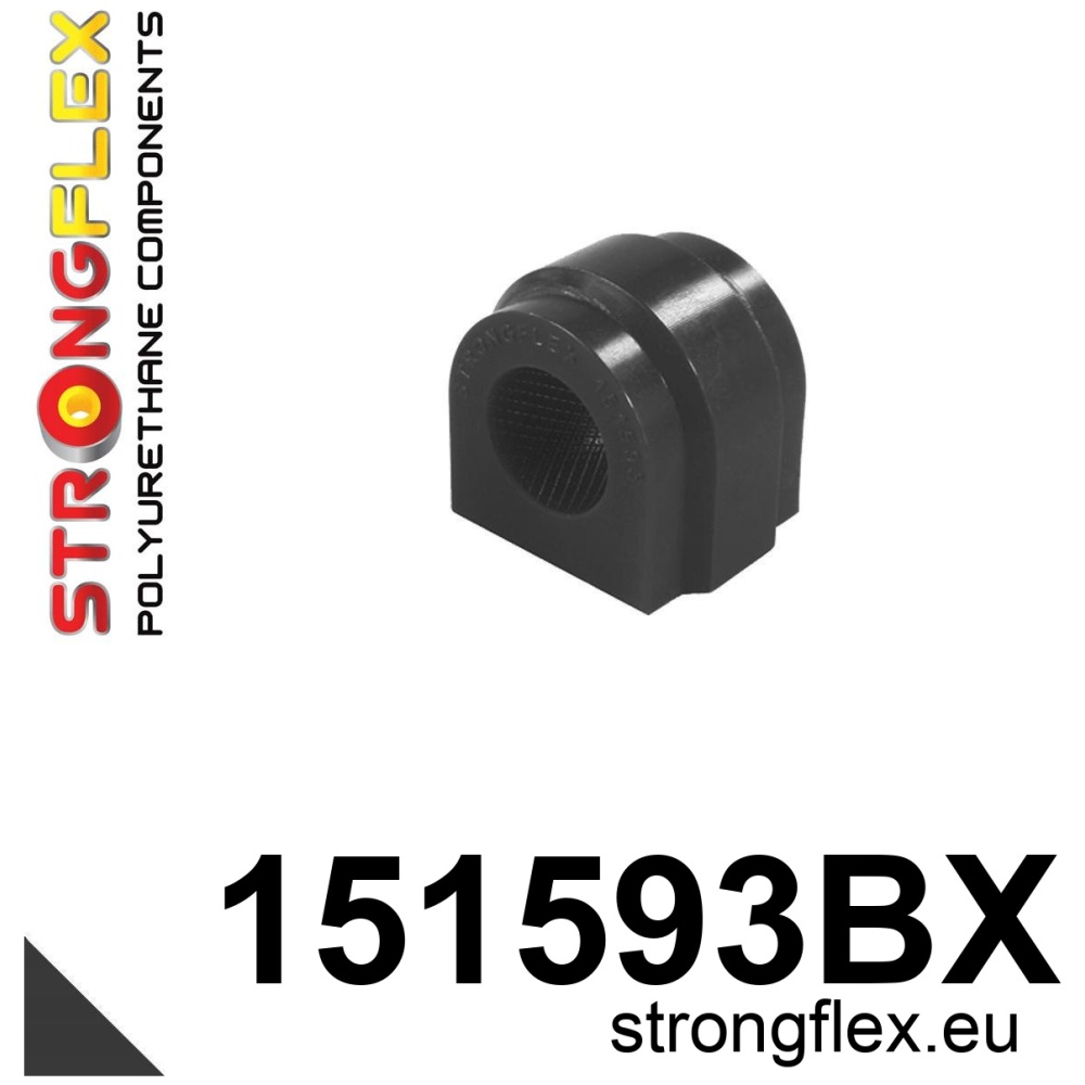 Strongflex Renault Voorste stabilisatorrubber – 151593BX ZWART