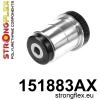 Strongflex Renault Achterste balk rubber SPORT – 151883AX ZWART