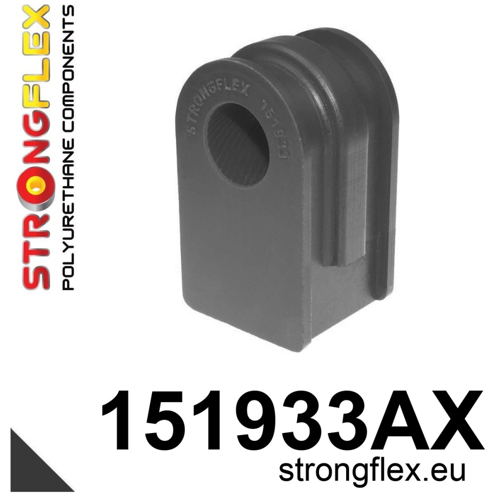 Strongflex Renault Voorste stabilisatorrubber SPORT – 151933AX ZWART