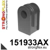 Strongflex Renault Voorste stabilisatorrubber SPORT – 151933AX ZWART