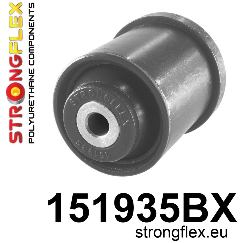 Strongflex Renault Silentbloc d’essieu arrière – 151935BX NOIR