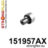 Strongflex Renault Voorste suspension en achterste balk set SPORT – 156093AX ZWART