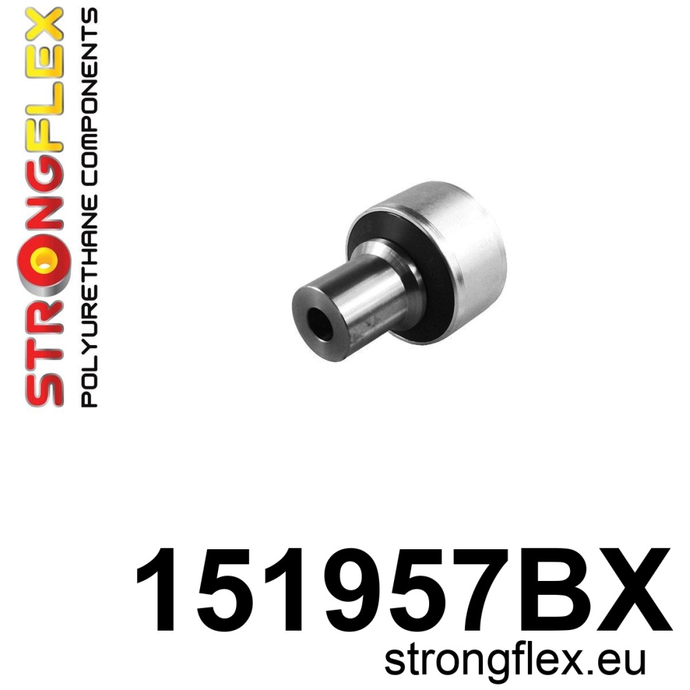 Strongflex Renault Voorste suspension en achterste balk set – 156093BX ZWART
