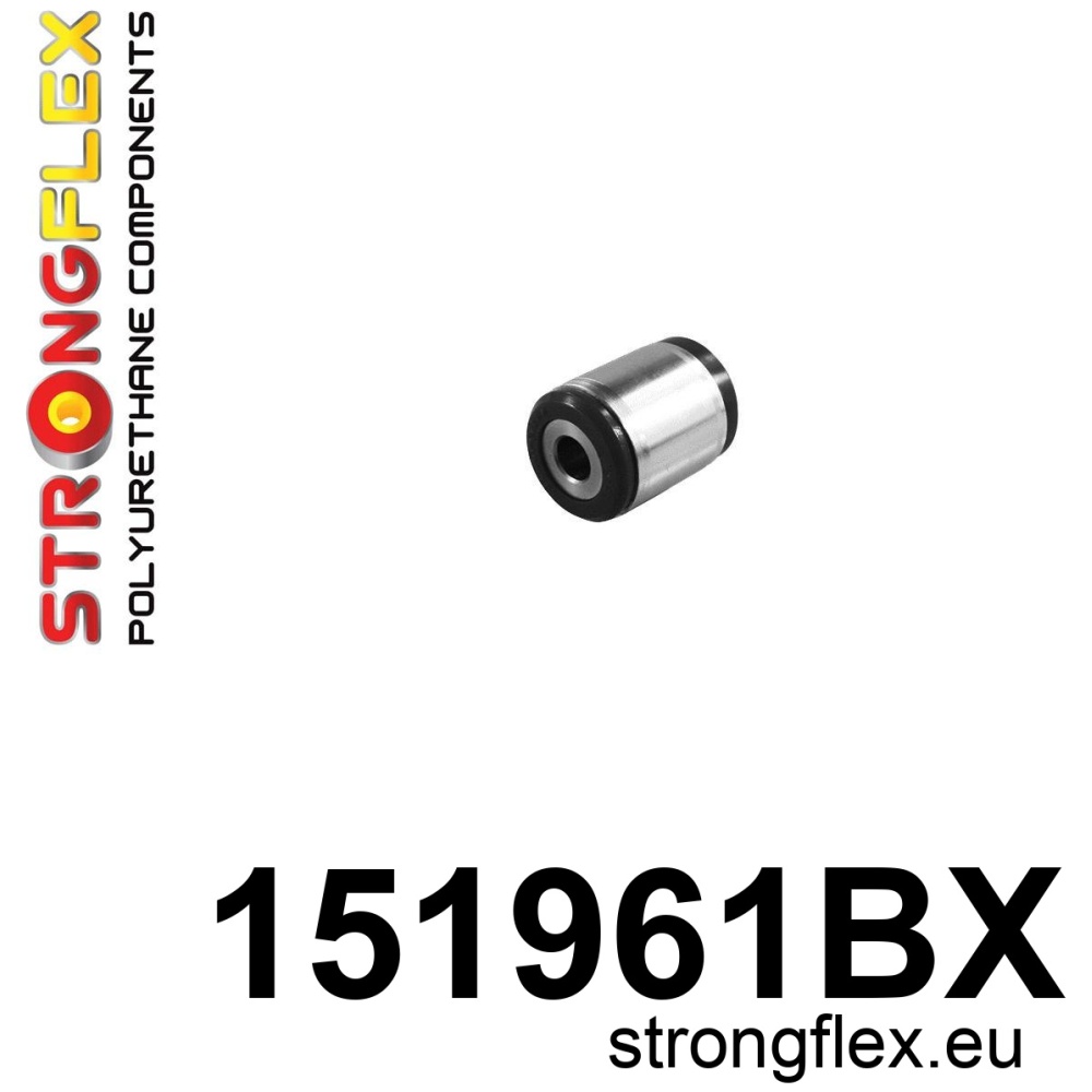 Strongflex Renault Achterste draagarm rubber – binnenste – 151961BX ZWART