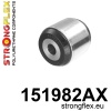 Strongflex Renault Voorste draagarm rubber - binnenste SPORT – 151982AX ZWART
