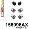 Strongflex Renault Voorste ophangrubberset SPORT – 156096AX ZWART