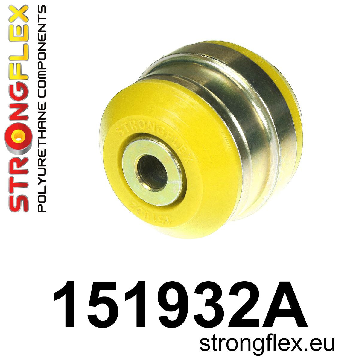 Strongflex Renault Vooras onderste draagarm - achterste rubber SPORT – 151932A 1 Strongflex Renault Vooras onderste draagarm - achterste rubber SPORT – 151932A