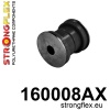 Strongflex Maserati Achteras onderste draagarm – achterste rubber SPORT – 160008AX ZWART