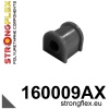Strongflex Maserati Voorste / achterste stabilisator rubber SPORT – 160009AX ZWART