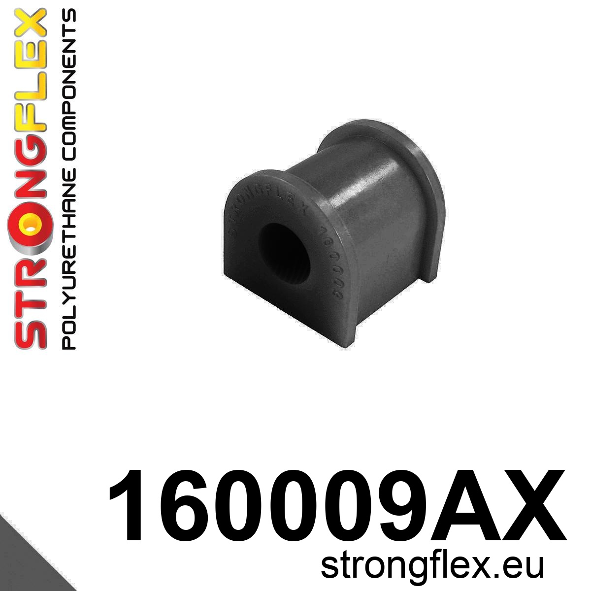 Strongflex Maserati Voorste / achterste stabilisator rubber SPORT – 160009AX ZWART 1 Strongflex Maserati Voorste / achterste stabilisator rubber SPORT – 160009AX ZWART