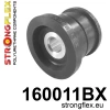 Strongflex Maserati Achterste subframe rubberset – 166104BX ZWART