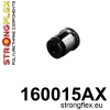 Strongflex Maserati Vooras onderste draagarm – achterste rubber SPORT – 160015AX ZWART