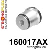 Strongflex Maserati Vooras onderste draagarm - achterste rubber SPORT – 160017AX ZWART