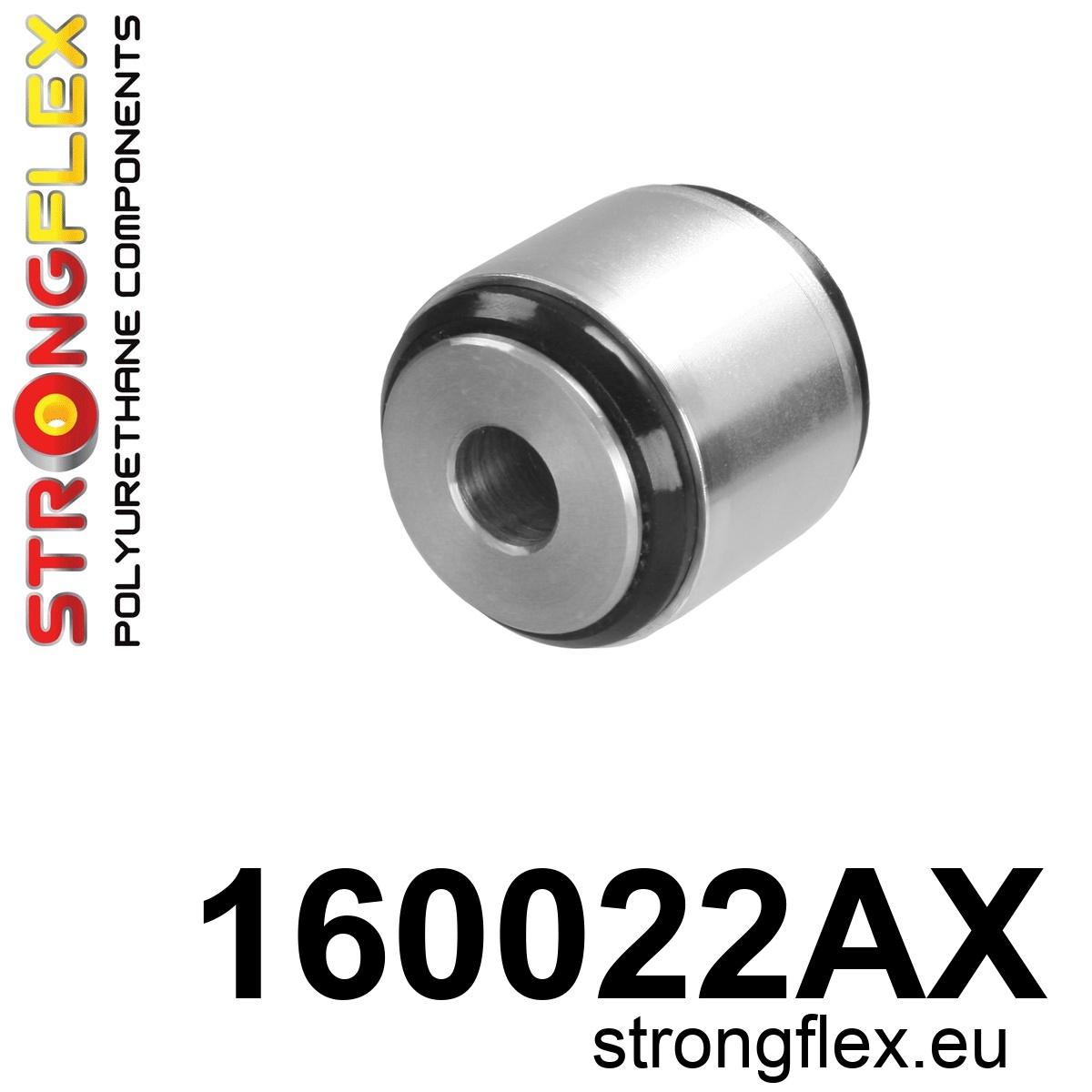 Strongflex Maserati Achterste langsdraagarm voorste rubber SPORT – 160022AX ZWART 1 Strongflex Maserati Achterste langsdraagarm voorste rubber SPORT – 160022AX ZWART