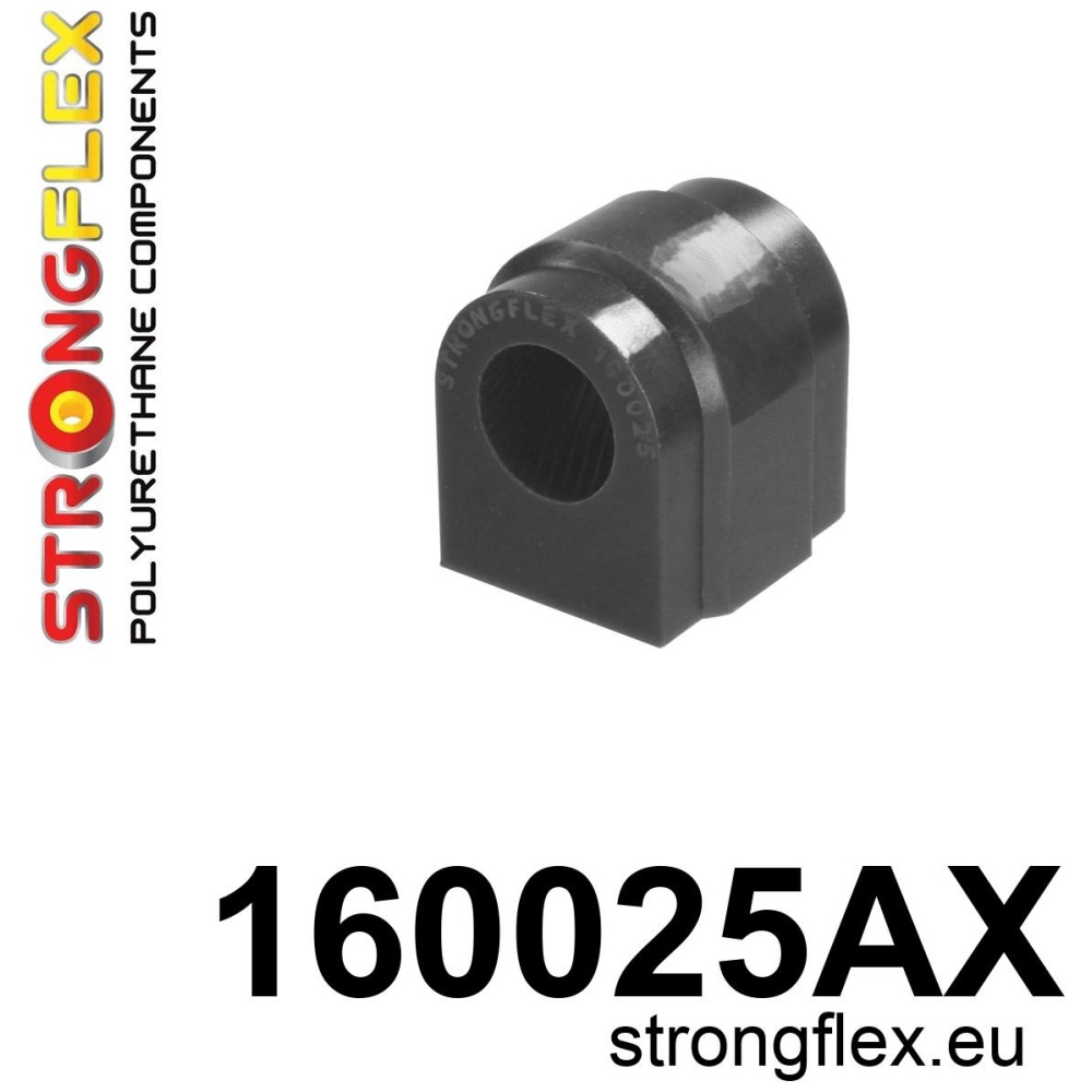 Strongflex Maserati Achterste stabilisator rubber SPORT – 160025AX ZWART