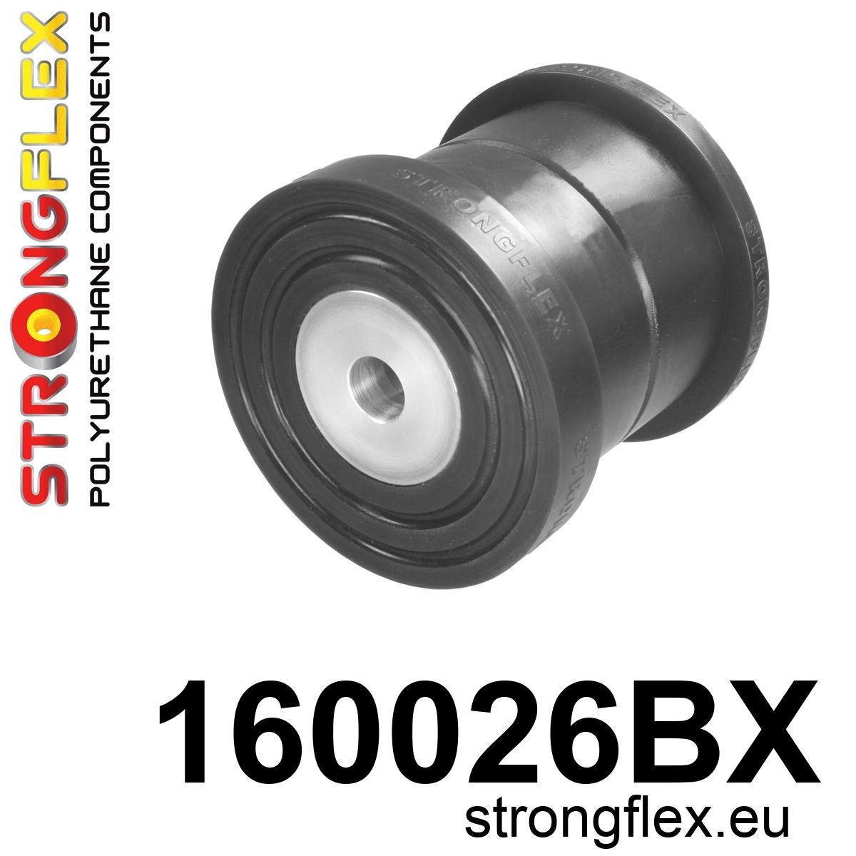 Strongflex Maserati Achterste subframe - voorste rubber – 160026BX ZWART 1 Strongflex Maserati Achterste subframe - voorste rubber – 160026BX ZWART