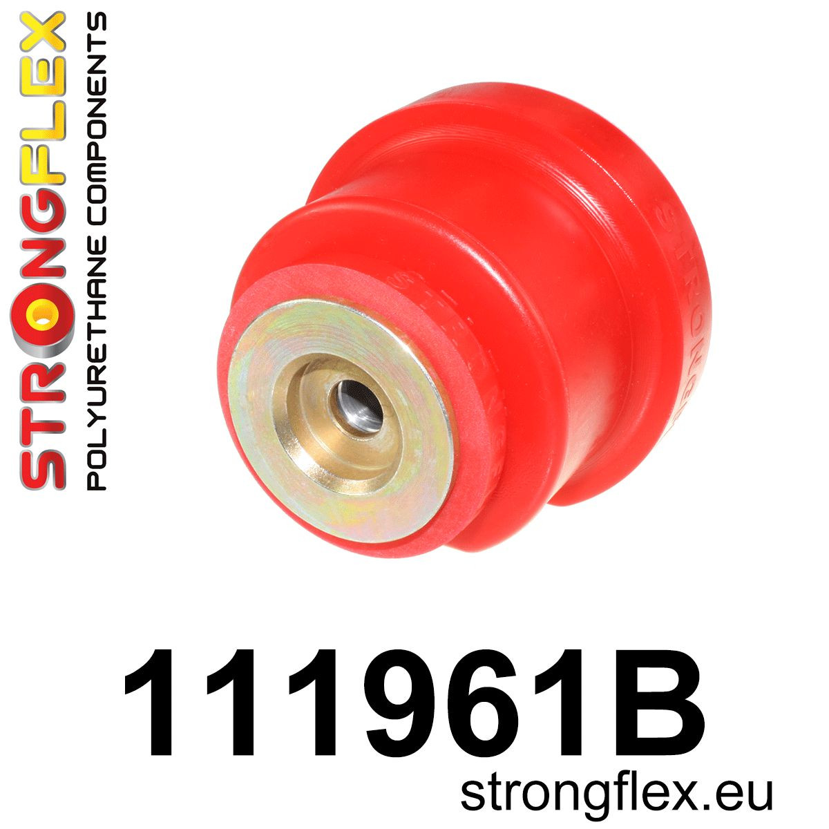 Strongflex Mercedes Achterste subframe - voorste rubber – 111961BX ZWART 2 Strongflex Mercedes Achterste subframe - voorste rubber – 111961BX ZWART – Image 2