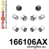 Strongflex Maserati Voorste ophangrubberset SPORT – 166106AX ZWART